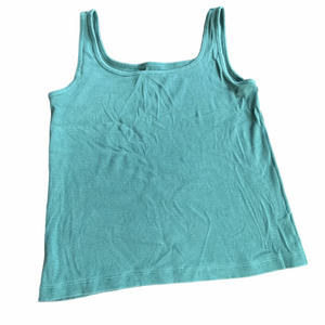 LOFT Dark Green Tank Top